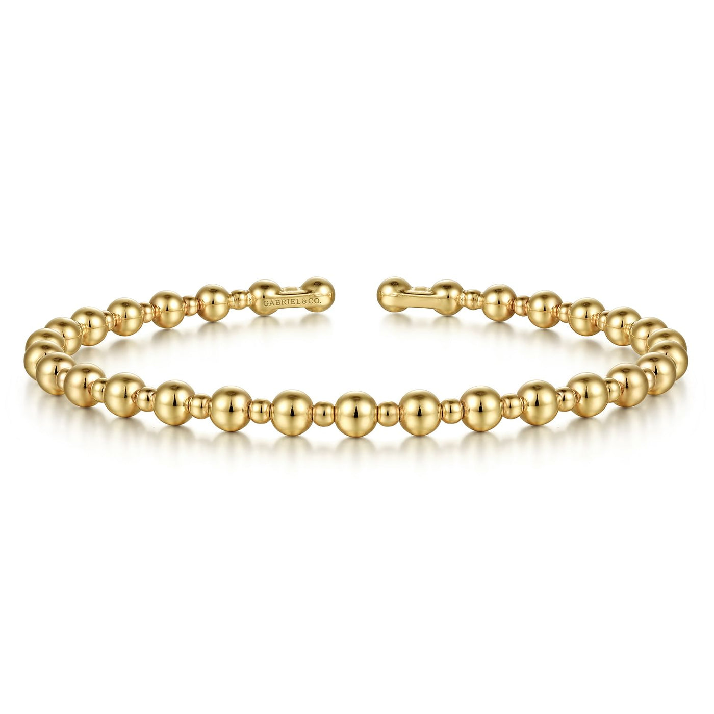 14K YELLOW GOLD BUJUKAN OPEN BRACELET