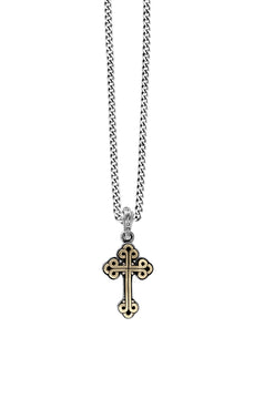 925 King Baby Small Cross 24" Necklace