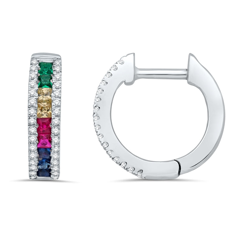 Colored Stone Earring