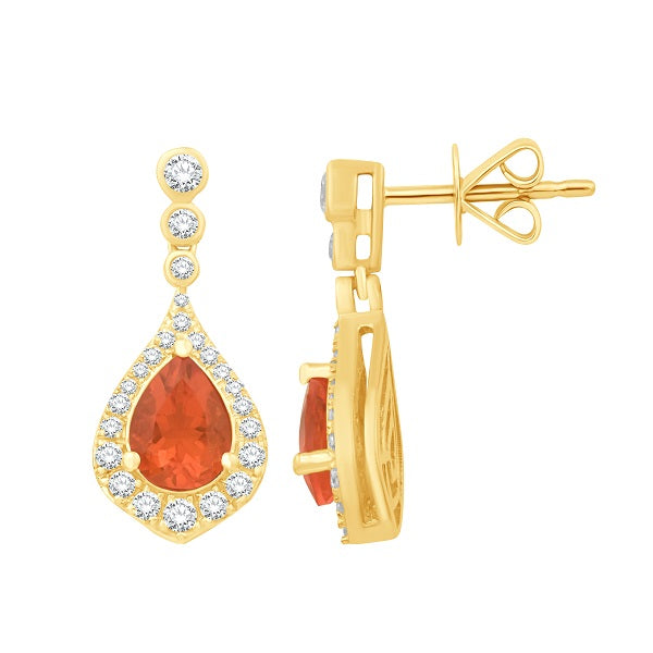Colored Stone Earring