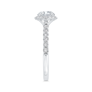 Diamond 14K White Gold Engagement Ring (Semi-Mount)