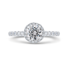 Diamond 14K White Gold Engagement Ring (Semi-Mount)