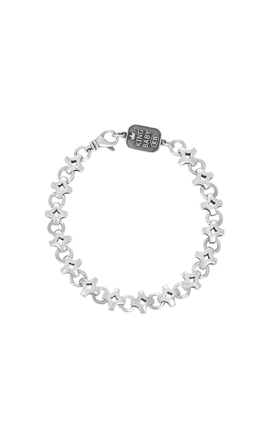 King Baby Diamond Link Bracelet - John Thomas Jewelers.