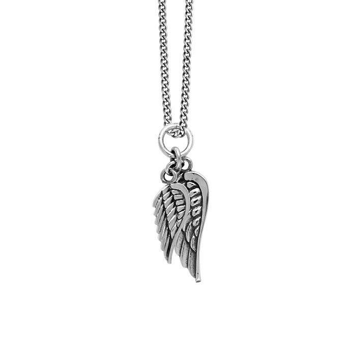 King Baby Double Wing Pendant - John Thomas Jewelers.