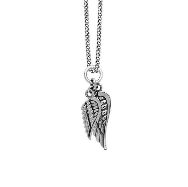 King Baby Double Wing Pendant - John Thomas Jewelers.