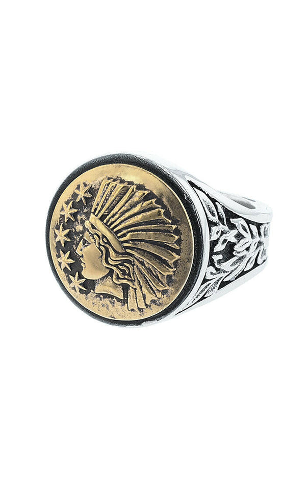 King Baby Liberty Headdress Ring - John Thomas Jewelers.